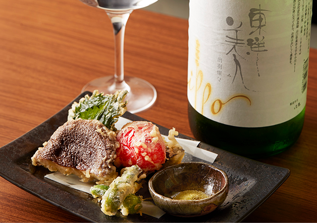 天ぷらと日本酒